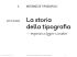 Approfondimento tipografico 1