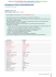 Glossario in inglese livello A1 e A2