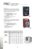 Convertitore di frequenza Frequency converter FRC-T