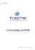 Lo streaming sul web - Free web television project