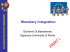 Monetary integration