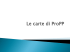 Le carte di ProPP