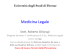 Medicina Legale - Formazione e Sicurezza