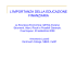 l`importanza della educazione finanziaria