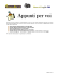 Appunti per voi