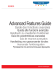 Guida alle funzioni avanzate