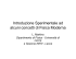 Introduzione Sperimentale