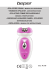 woman`s epilator - use instructions • epilateur femme