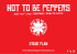 stage plan - HOT TO BE PEPPERS