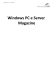 Windows PC e Server Magazine
