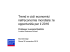 Trend e cicli economici nell`economia mondiale