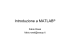 Introduzione a MATLAB®