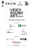 Scarica il press kit SoundArt - Museo Nazionale della Scienza e