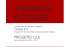 speaking pictures