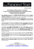 The President`s Staff: la paura in una stanza