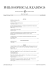 PHILOSOPHICAL READINGS