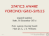 STATICS AWARE VORONOI GRID-SHELLS