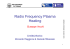Radio Frequency Plasma Heating