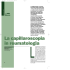 La capillaroscopia in reumatologia