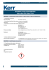 SCHEDA DATI DI SICUREZZA Herculite XRV Ultra Flow