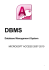 Database Management System MICROSOFT ACCESS 2007-2010