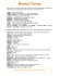Musical Terms