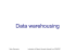 Data warehousing