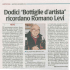 Dodici `Bottiglie d`artista&rdquo;