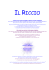 Menù Il Riccio 2015 - Capri Palace Hotel