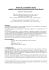 Results of a probabilistic model applied to the research carried out