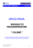 service manual manuale di programmazione “ colibrì ”