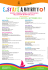 Programmazione di AGOSTO e SETTEMBRE