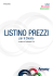 listino prezzi - Sito personale informativo per la vendita online