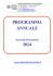 Relazione programma annuale 2014