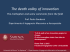 P. Gaudenzi The death valley of innovation