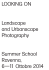 Landscape and Urbanscape Photography