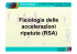 Fisiologia delle accelerazioni ripetute (RSA)