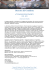 Comunicato stampa Stagione 2012-2013