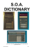 SOA Dictionary