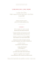 CHRISTMAS DAY LUNCH MENU