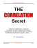 Correlation Secrets