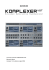 TerraTec Producer KOMPLEXER VST Manuale Italiano Versione