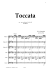 Paradisi Toccata per orchestra d`archi.MUS