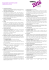 regolamento di partecipazione general regulations