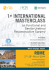 1st INTERNATIONAL MASTERCLASS ROME