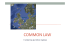 Common law - Sezione di Storia del diritto medievale e moderno