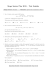Stage Senior Pisa 2015 – Test Iniziale