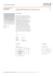 Product Datasheet