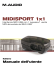 Manuale dell`utente di MIDISPORT 1x1 - M