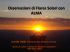Osservazioni di Flares Solari con ALMA